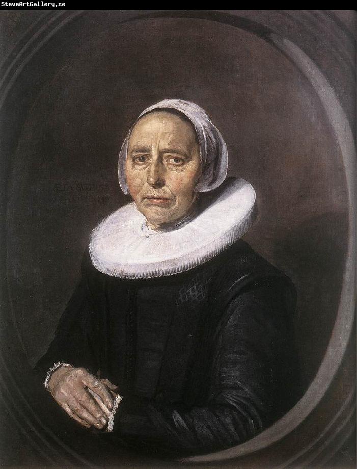 HALS, Frans Portrait of a Seated Woman Holding a Fn f